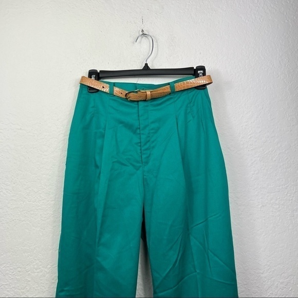Vintage Levi's Sportswear High Waist Pleated Cotton Pants With Belt - Picture 3 of 13